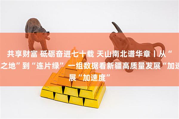 共享财富 砥砺奋进七十载 天山南北谱华章丨从“不毛之地”到“连片绿” 一组数据看新疆高质量发展“加速度”