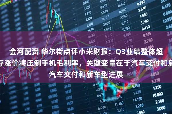 金河配资 华尔街点评小米财报：Q3业绩整体超预期，内存涨价将压制手机毛利率，关键变量在于汽车交付和新车型进展