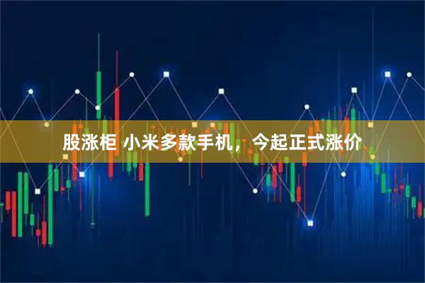 股涨柜 小米多款手机，今起正式涨价
